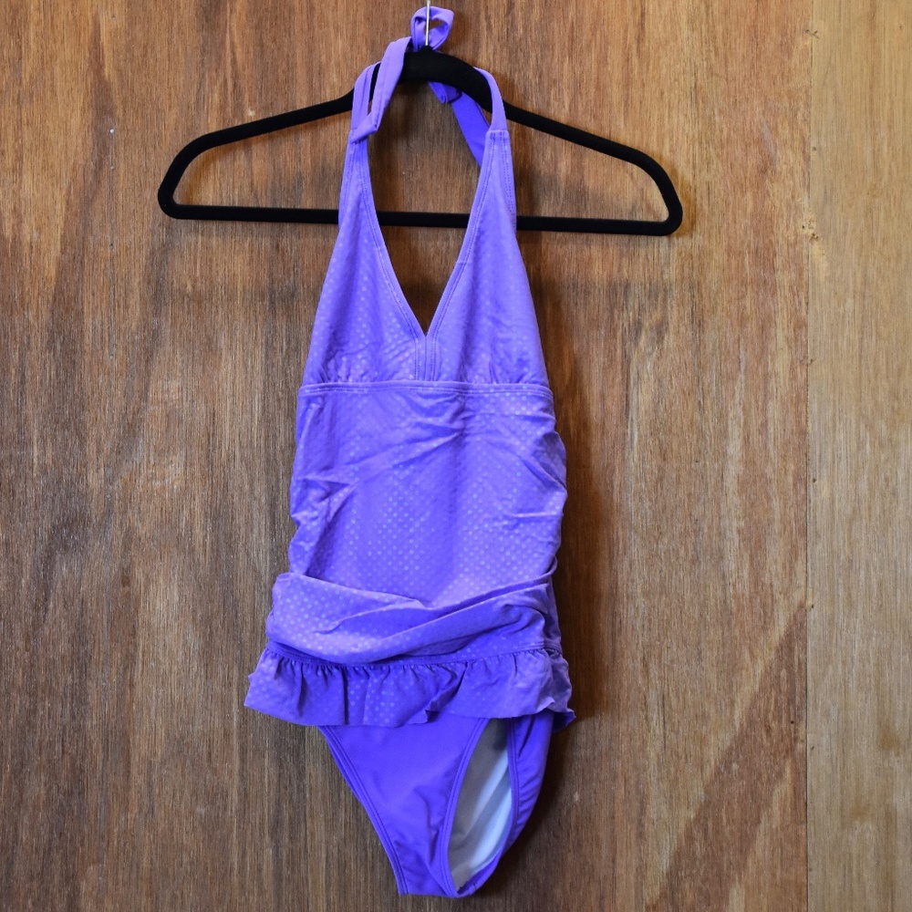 Girl's JUSTICE Bathing Suit, Purple